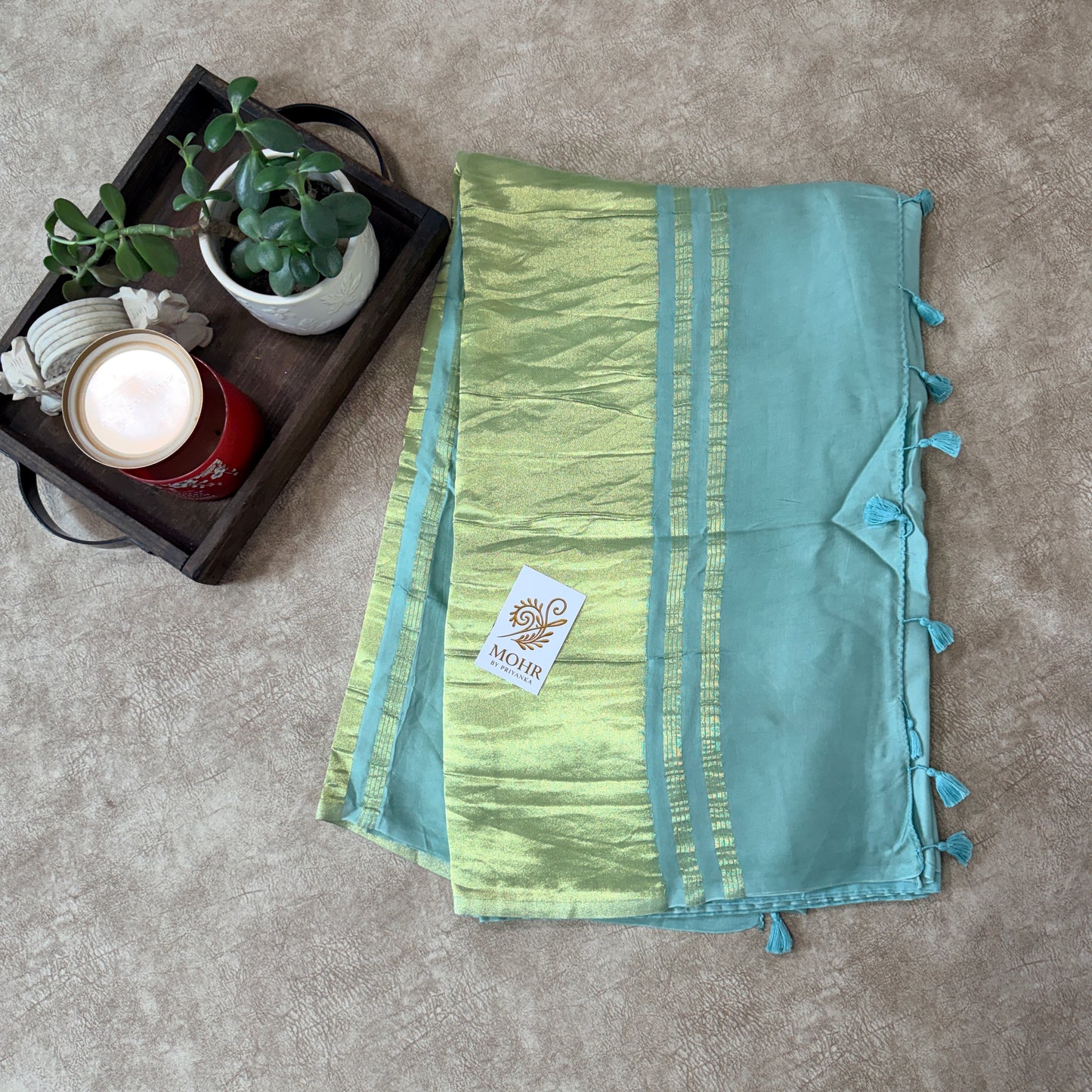 Pastel sea green Pure Modal Silk