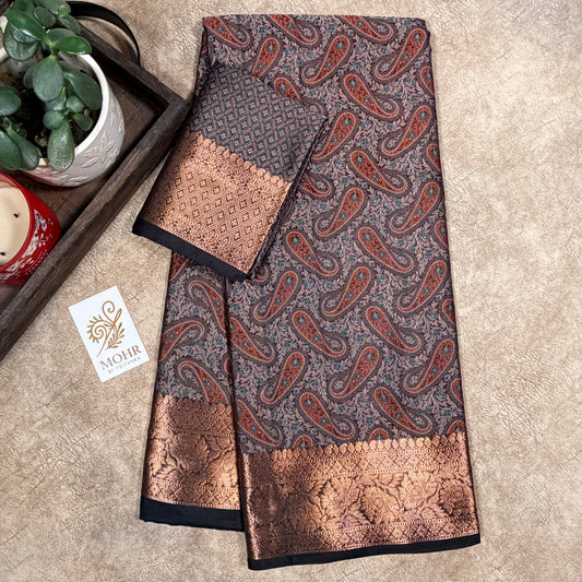 Black / grey Pashmina Jaal